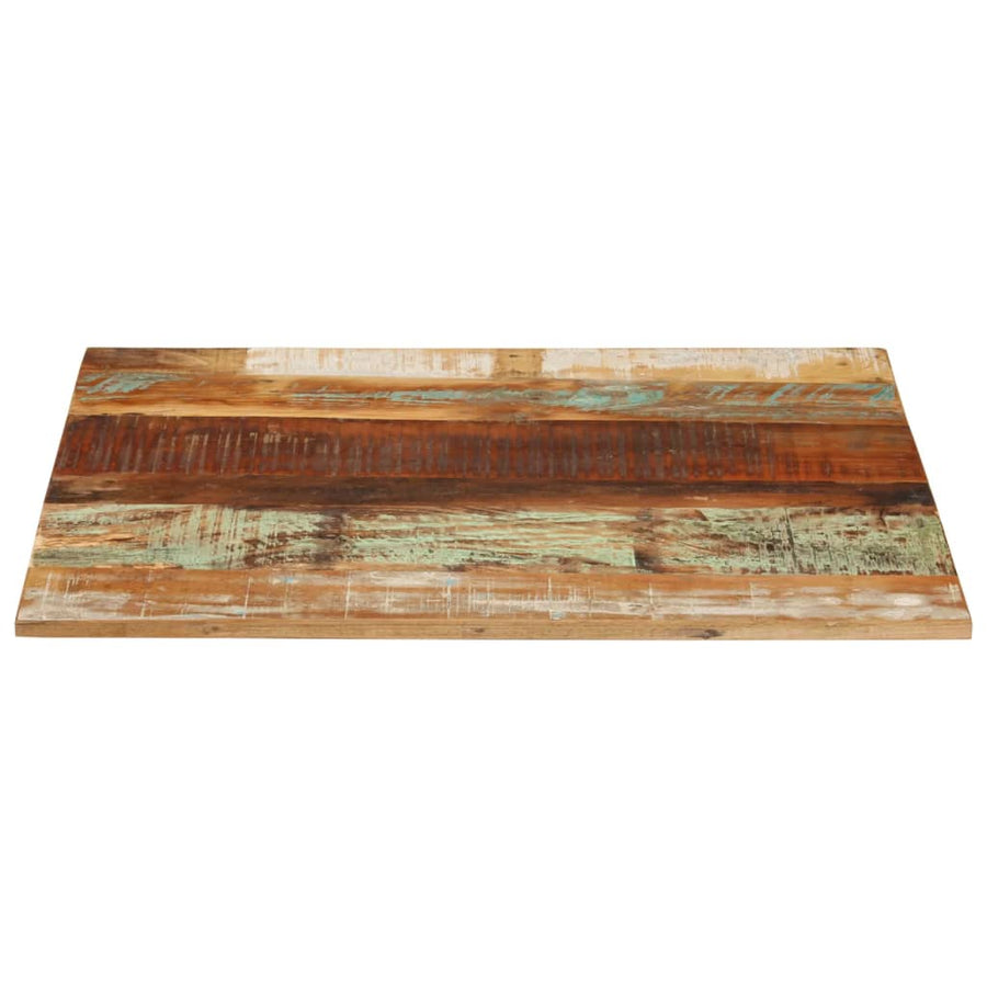 Tafelblad Rechthoekig 5-6 Mm 70X80 Cm 70 x 80 cm 15-16 mm massief gerecycled hout