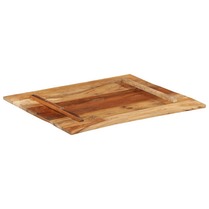 Tafelblad Rechthoekig 5-6 Mm 70X80 Cm 70 x 80 cm 15-16 mm massief gerecycled hout