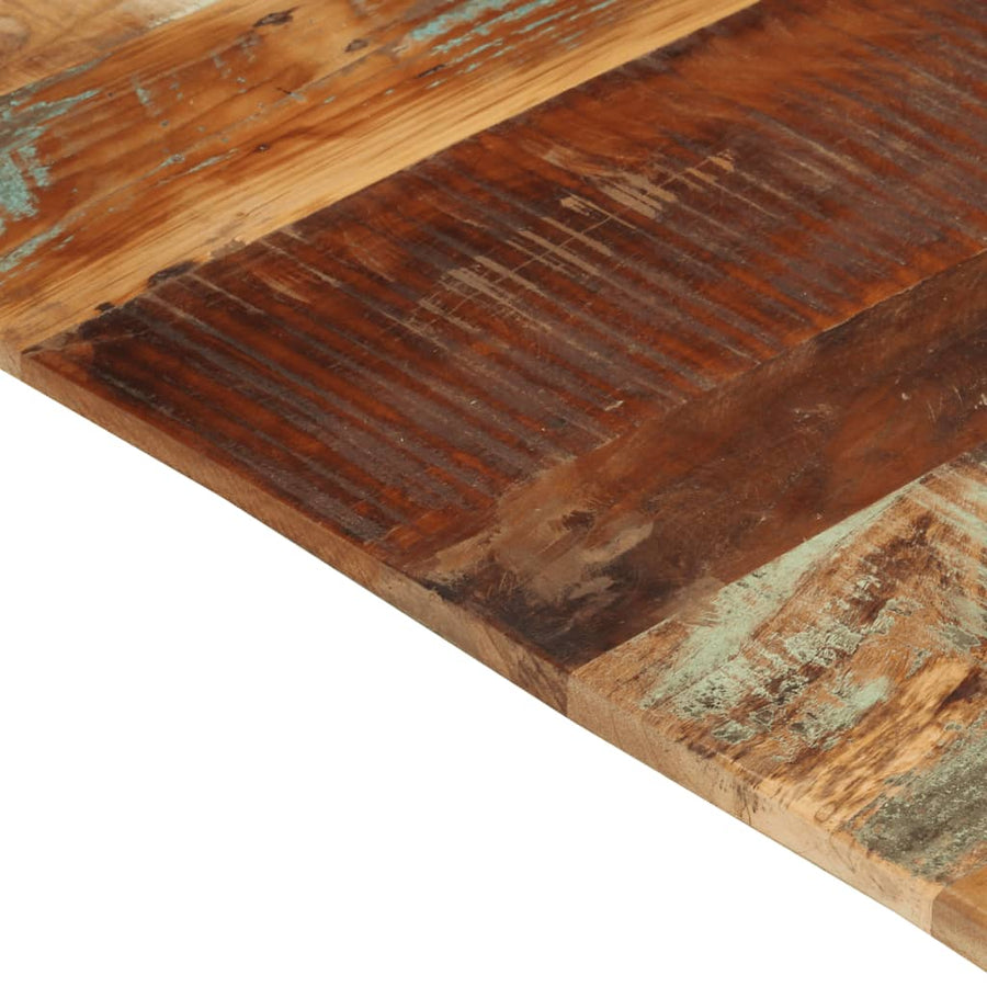 Tafelblad Rechthoekig 5-6 Mm 70X80 Cm 70 x 80 cm 15-16 mm massief gerecycled hout