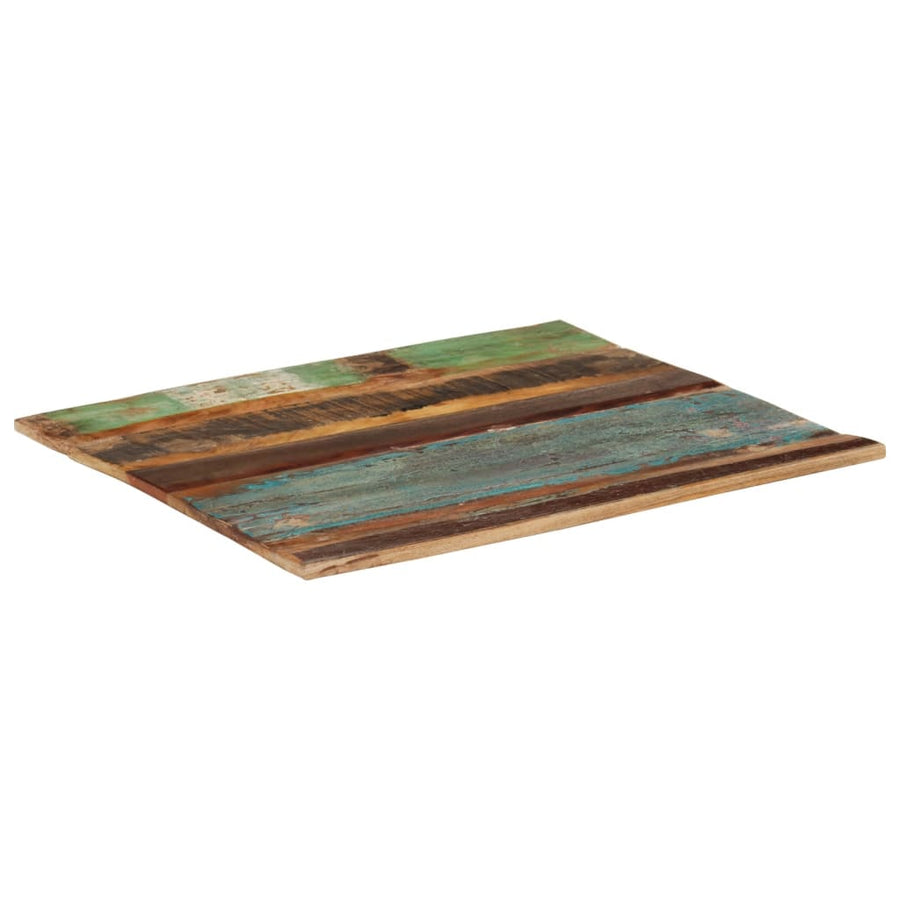 Tafelblad Rechthoekig 5-6 Mm 70X80 Cm 70 x 80 cm 15-16 mm massief gerecycled hout
