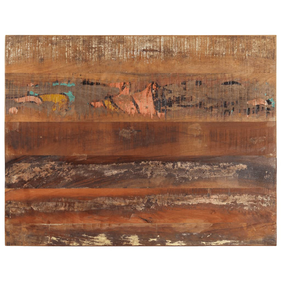 Tafelblad Rechthoekig 5-6 Mm 70X90 Cm 70 x 90 cm 15-16 mm massief gerecycled hout