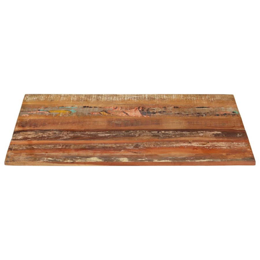 Tafelblad Rechthoekig 5-6 Mm 70X90 Cm 70 x 90 cm 15-16 mm massief gerecycled hout