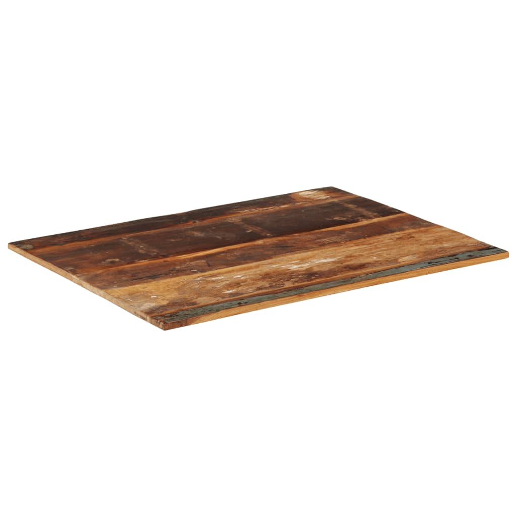 Tafelblad Rechthoekig 5-6 Mm 70X90 Cm 70 x 90 cm 15-16 mm massief gerecycled hout