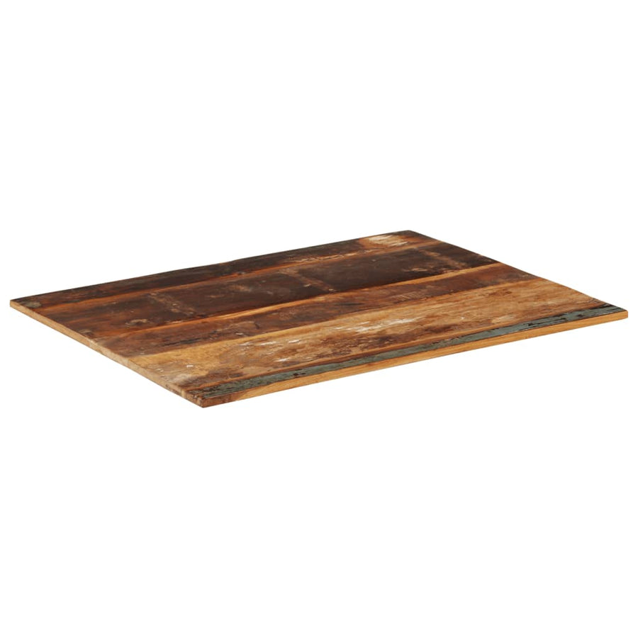 Tafelblad Rechthoekig 5-6 Mm 70X90 Cm 70 x 90 cm 15-16 mm massief gerecycled hout
