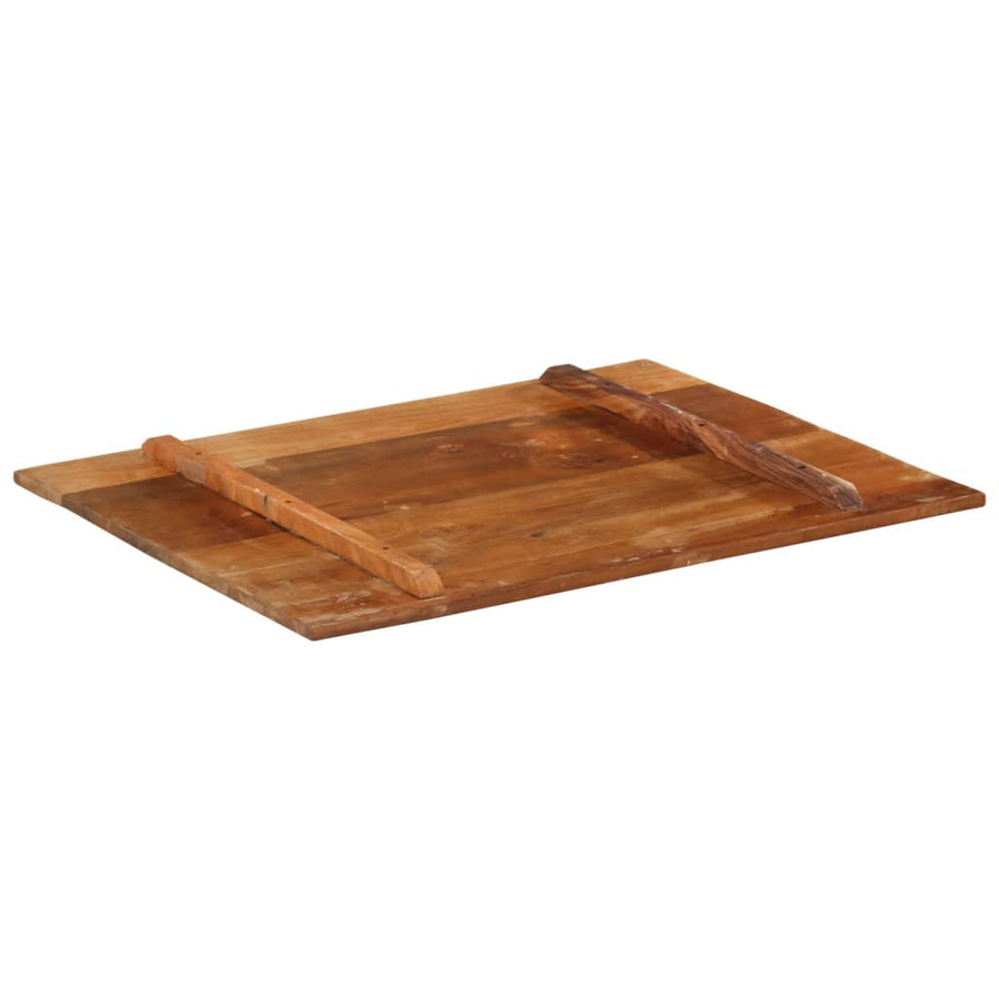 Tafelblad Rechthoekig 5-6 Mm 70X90 Cm 70 x 90 cm 15-16 mm massief gerecycled hout