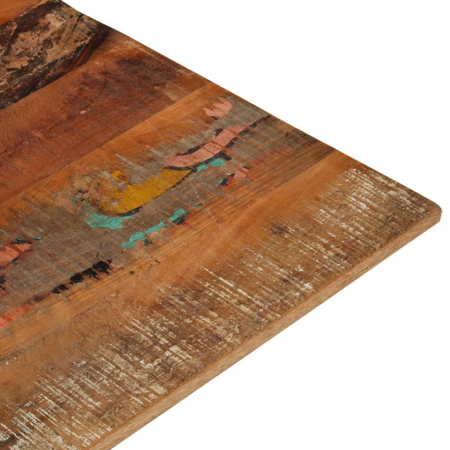 Tafelblad Rechthoekig 5-6 Mm 70X90 Cm 70 x 90 cm 15-16 mm massief gerecycled hout