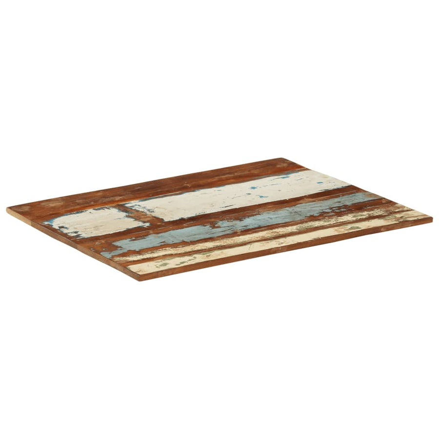 Tafelblad Rechthoekig 5-6 Mm 70X90 Cm 70 x 90 cm 15-16 mm massief gerecycled hout