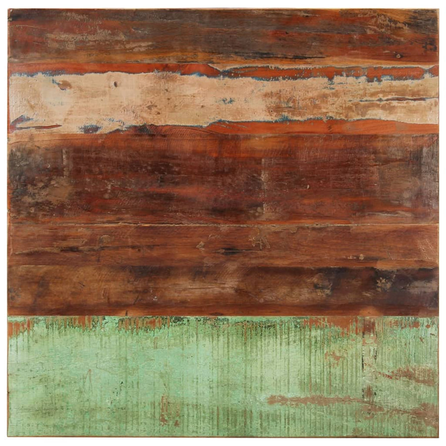 Tafelblad Vierkant 5-6 Mm 80X80 Cm 80 x 80 cm 15-16 mm massief gerecycled hout