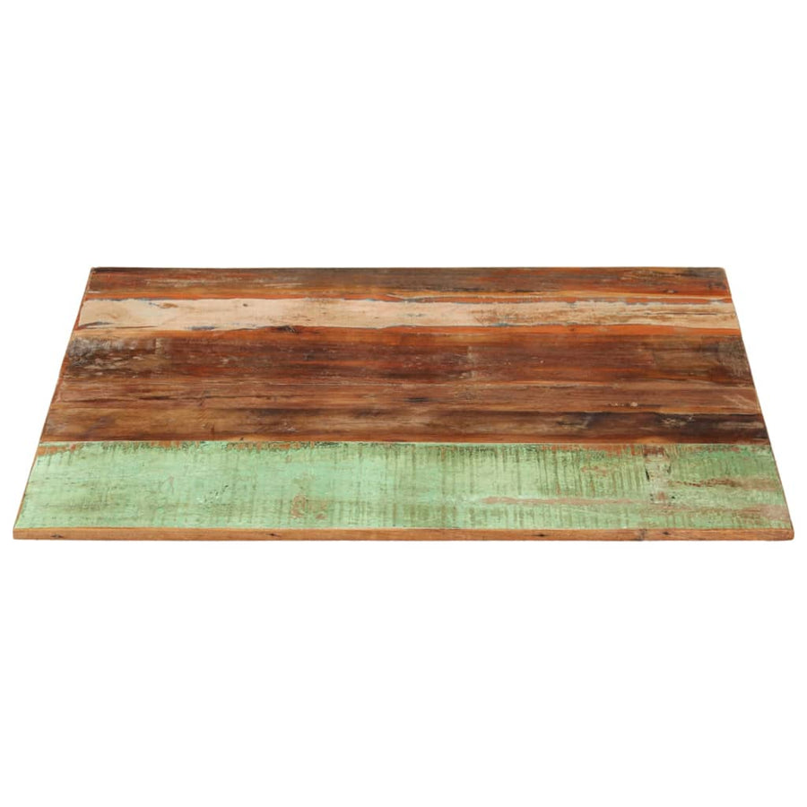 Tafelblad Vierkant 5-6 Mm 80X80 Cm 80 x 80 cm 15-16 mm massief gerecycled hout