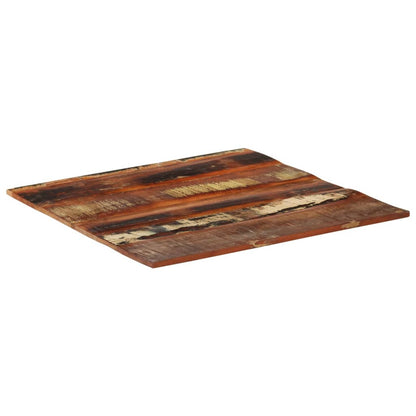 Tafelblad Vierkant 5-6 Mm 80X80 Cm 80 x 80 cm 15-16 mm massief gerecycled hout