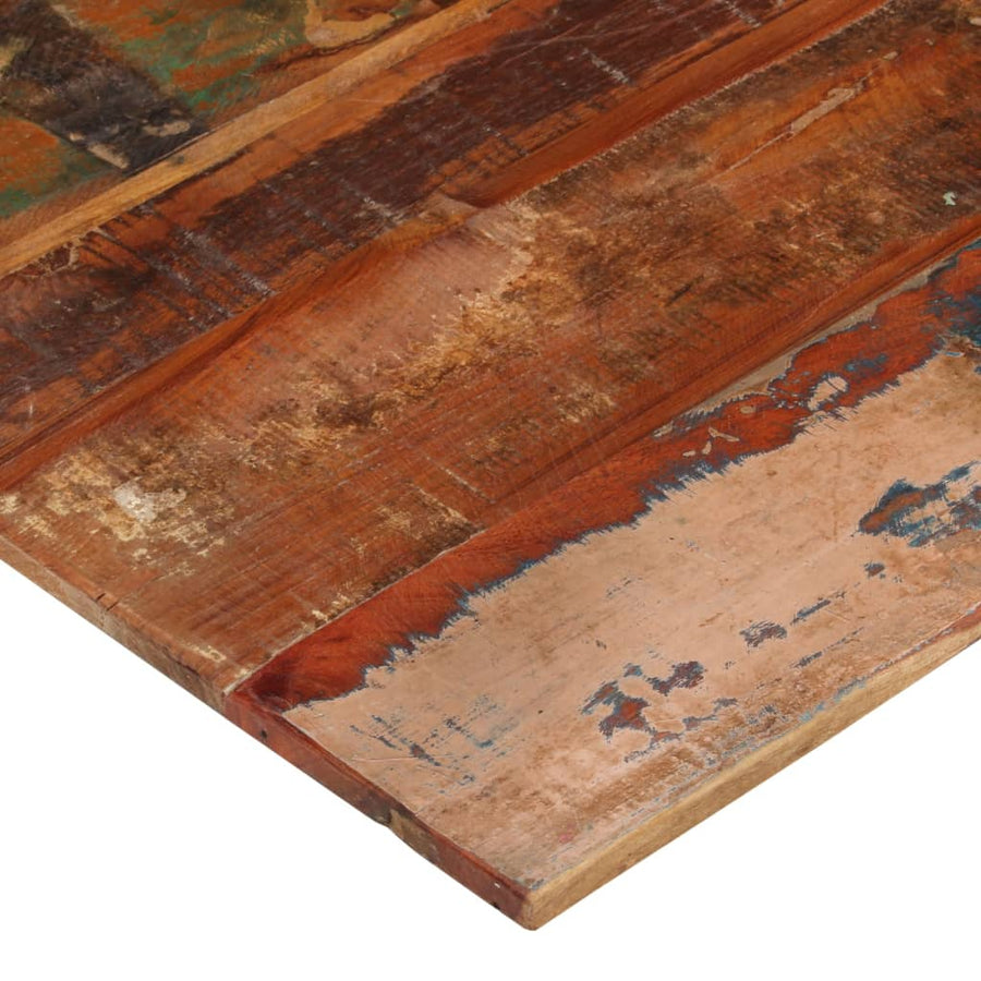 Tafelblad Vierkant 5-6 Mm 80X80 Cm 80 x 80 cm 15-16 mm massief gerecycled hout