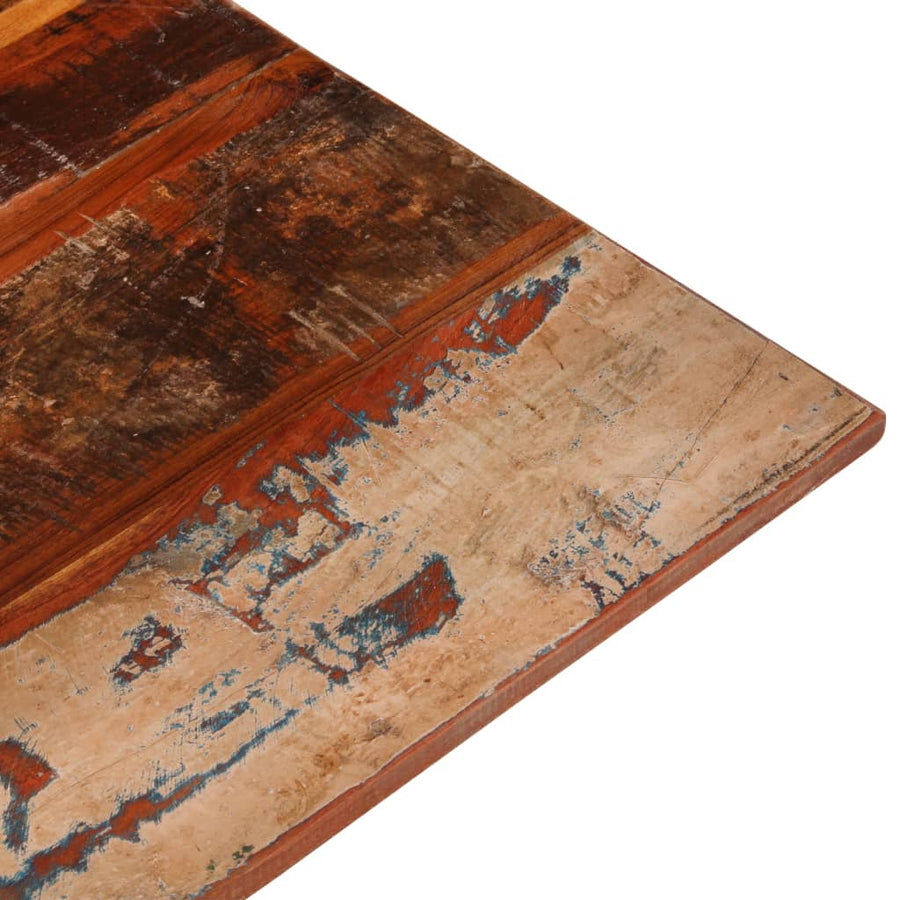 Tafelblad Vierkant 5-6 Mm 80X80 Cm 80 x 80 cm 15-16 mm massief gerecycled hout