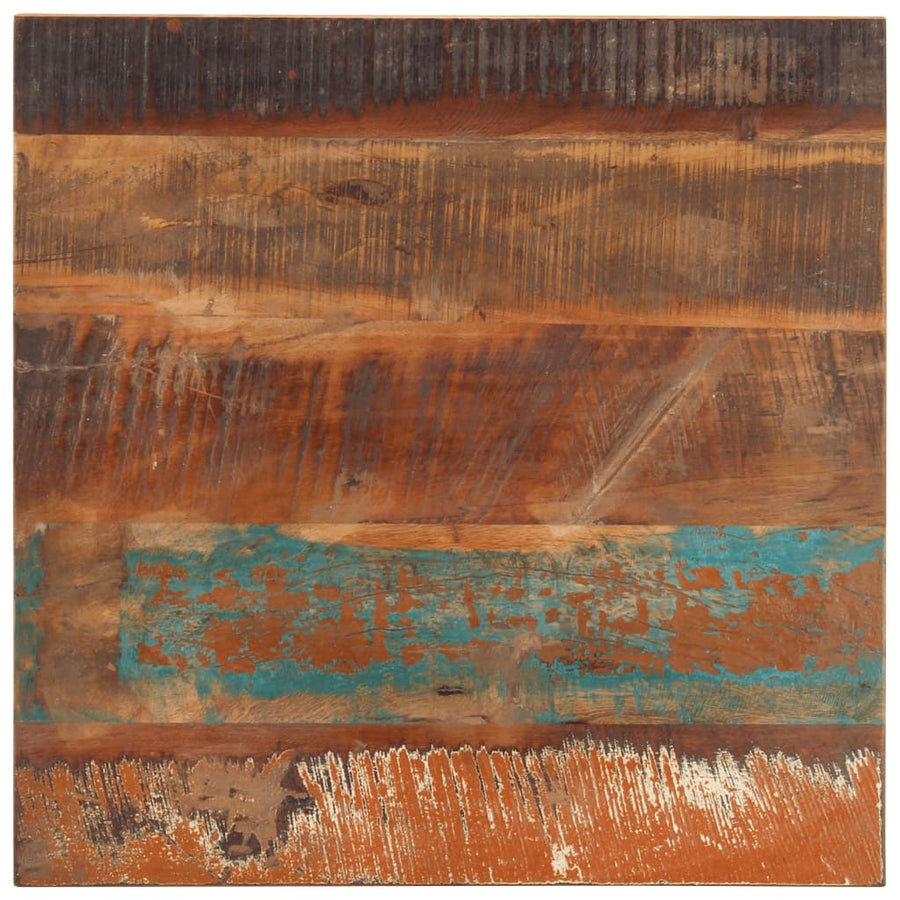 Tafelblad Vierkant 25-27 Mm 60X60 Cm 60 x 60 cm 25-27 mm massief gerecycled hout