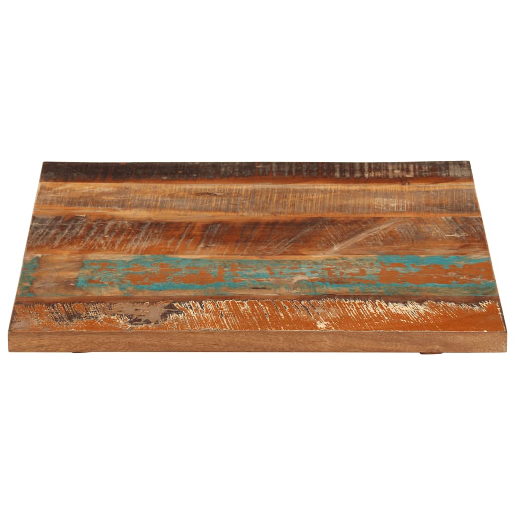 Tafelblad Vierkant 25-27 Mm 60X60 Cm 60 x 60 cm 25-27 mm massief gerecycled hout