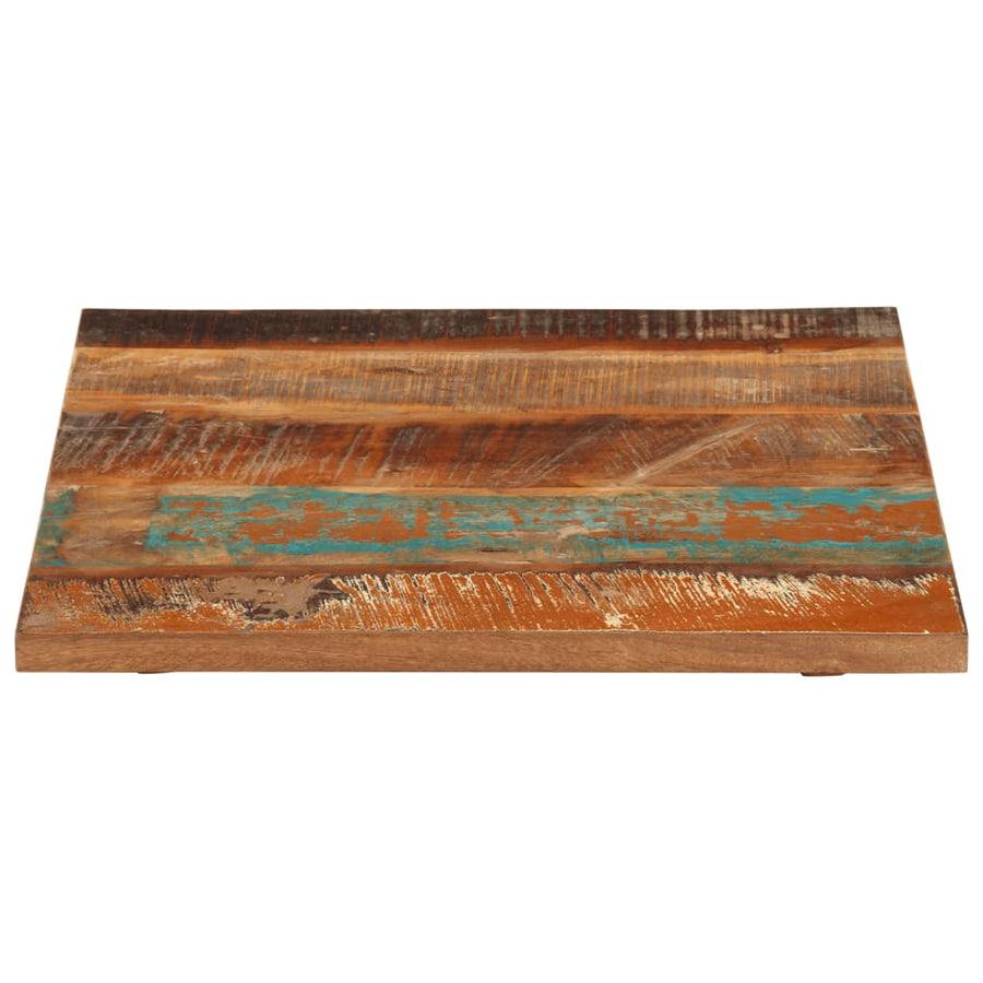 Tafelblad Vierkant 25-27 Mm 60X60 Cm 60 x 60 cm 25-27 mm massief gerecycled hout