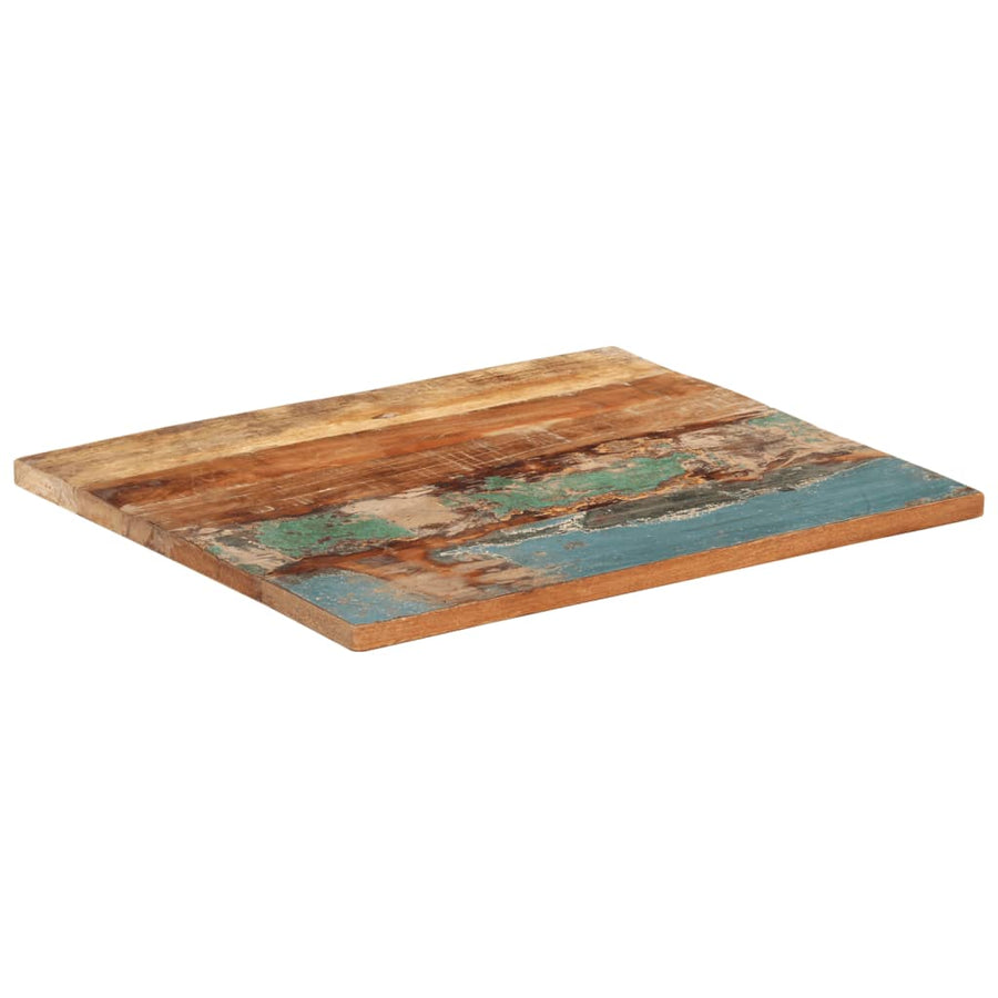 Tafelblad Rechthoekig 25-27 Mm 60X60 Cm Massief Gerecycled Hout 1 60 x 70 cm 25-27 mm