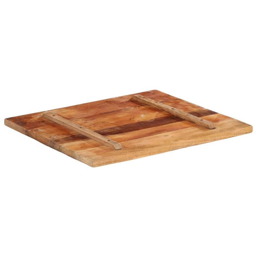 Tafelblad Rechthoekig 25-27 Mm 60X60 Cm Massief Gerecycled Hout 1 60 x 70 cm 25-27 mm
