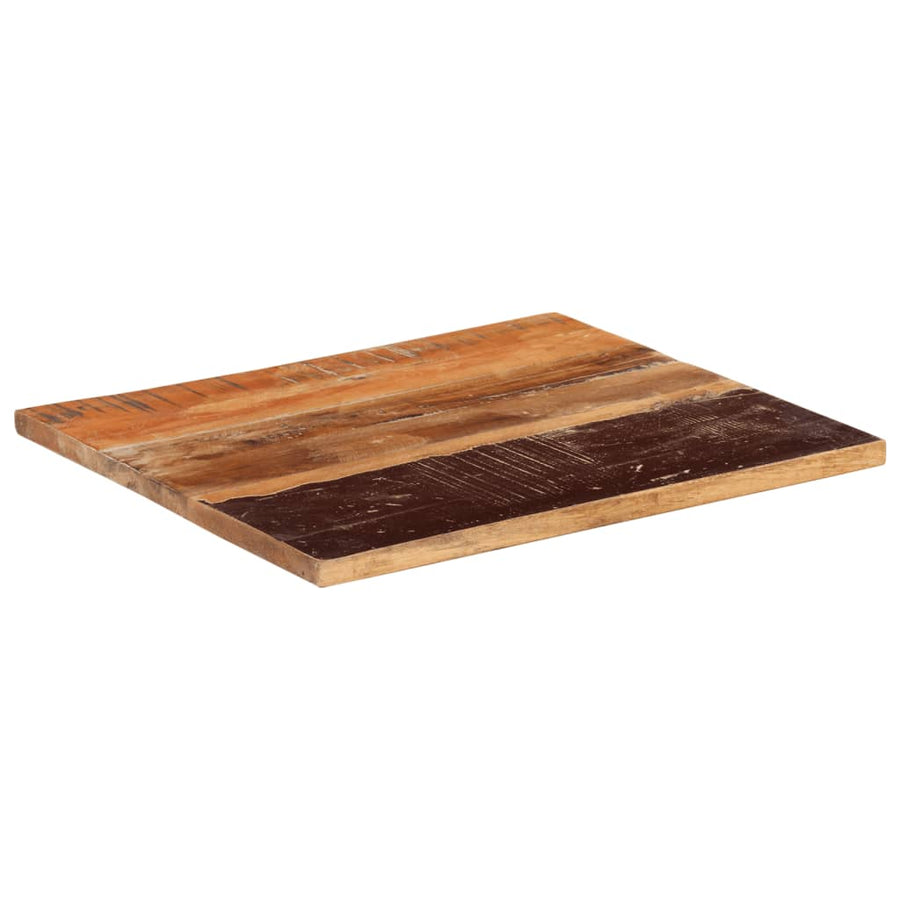 Tafelblad Rechthoekig 25-27 Mm 60X60 Cm Massief Gerecycled Hout 1 60 x 70 cm 25-27 mm