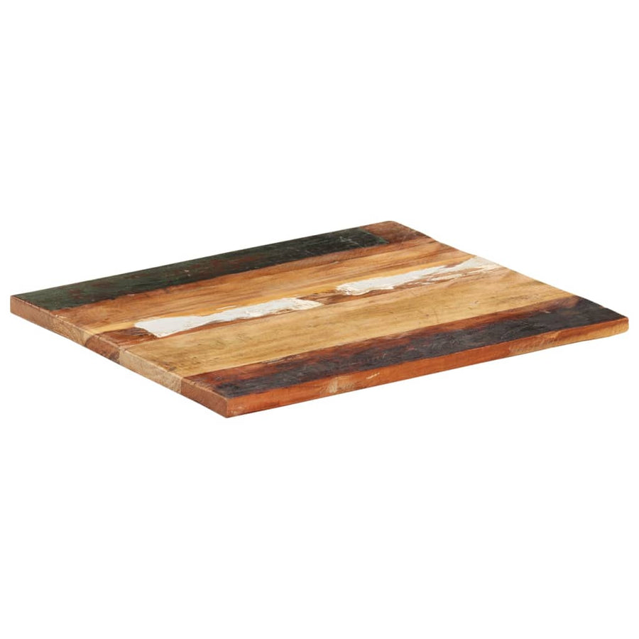 Tafelblad Rechthoekig 25-27 Mm 60X60 Cm Massief Gerecycled Hout 1 60 x 70 cm 25-27 mm