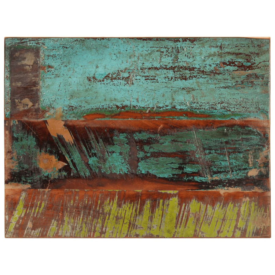 Tafelblad Rechthoekig 25-27 Mm 60X80 Cm Massief Gerecycled Hout 1 60 x 80 cm 25-27 mm