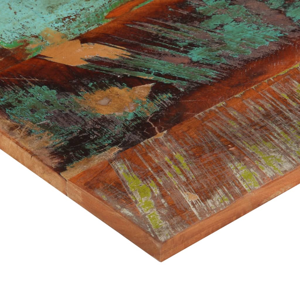 Tafelblad Rechthoekig 25-27 Mm 60X80 Cm Massief Gerecycled Hout 1 60 x 80 cm 25-27 mm