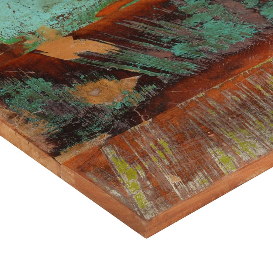 Tafelblad Rechthoekig 25-27 Mm 60X80 Cm Massief Gerecycled Hout 1 60 x 80 cm 25-27 mm