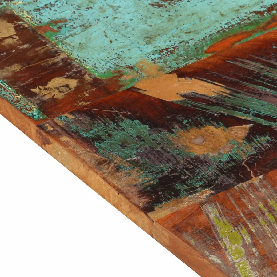 Tafelblad Rechthoekig 25-27 Mm 60X80 Cm Massief Gerecycled Hout 1 60 x 80 cm 25-27 mm