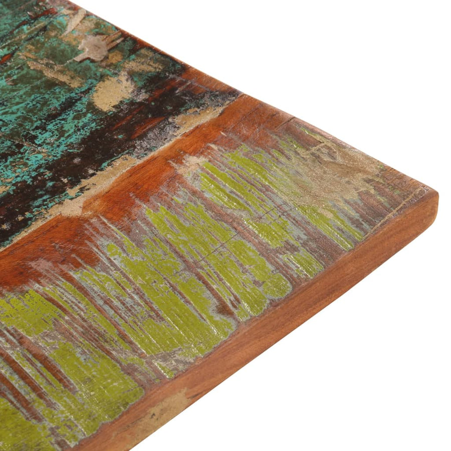 Tafelblad Rechthoekig 25-27 Mm 60X80 Cm Massief Gerecycled Hout 1 60 x 80 cm 25-27 mm
