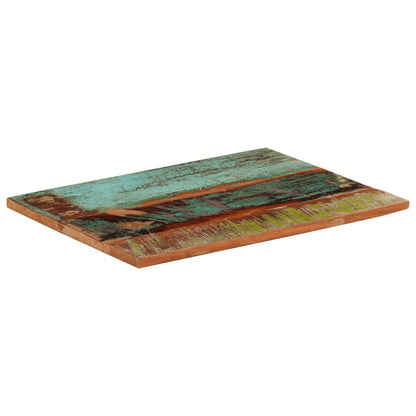 Tafelblad Rechthoekig 25-27 Mm 60X80 Cm Massief Gerecycled Hout 1 60 x 80 cm 25-27 mm