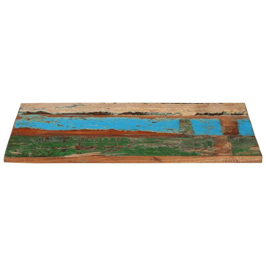 Tafelblad Rechthoekig 25-27 Mm 60X90 Cm 60 x 90 cm 25-27 mm massief gerecycled hout