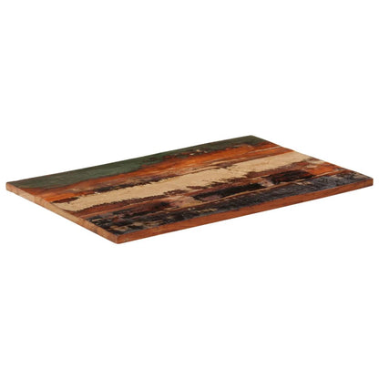 Tafelblad Rechthoekig 25-27 Mm 60X90 Cm 60 x 90 cm 25-27 mm massief gerecycled hout