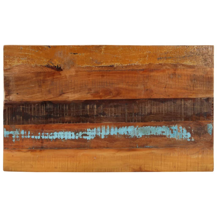 Tafelblad Rechthoekig 25-27 Mm 60X00Cm 60 x 100 cm 25-27 mm massief gerecycled hout