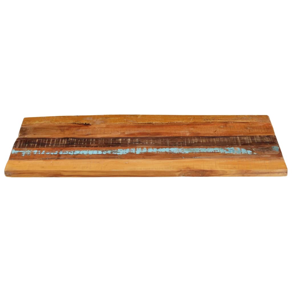 Tafelblad Rechthoekig 25-27 Mm 60X00Cm 60 x 100 cm 25-27 mm massief gerecycled hout