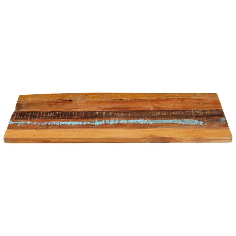 Tafelblad Rechthoekig 25-27 Mm 60X00Cm 60 x 100 cm 25-27 mm massief gerecycled hout