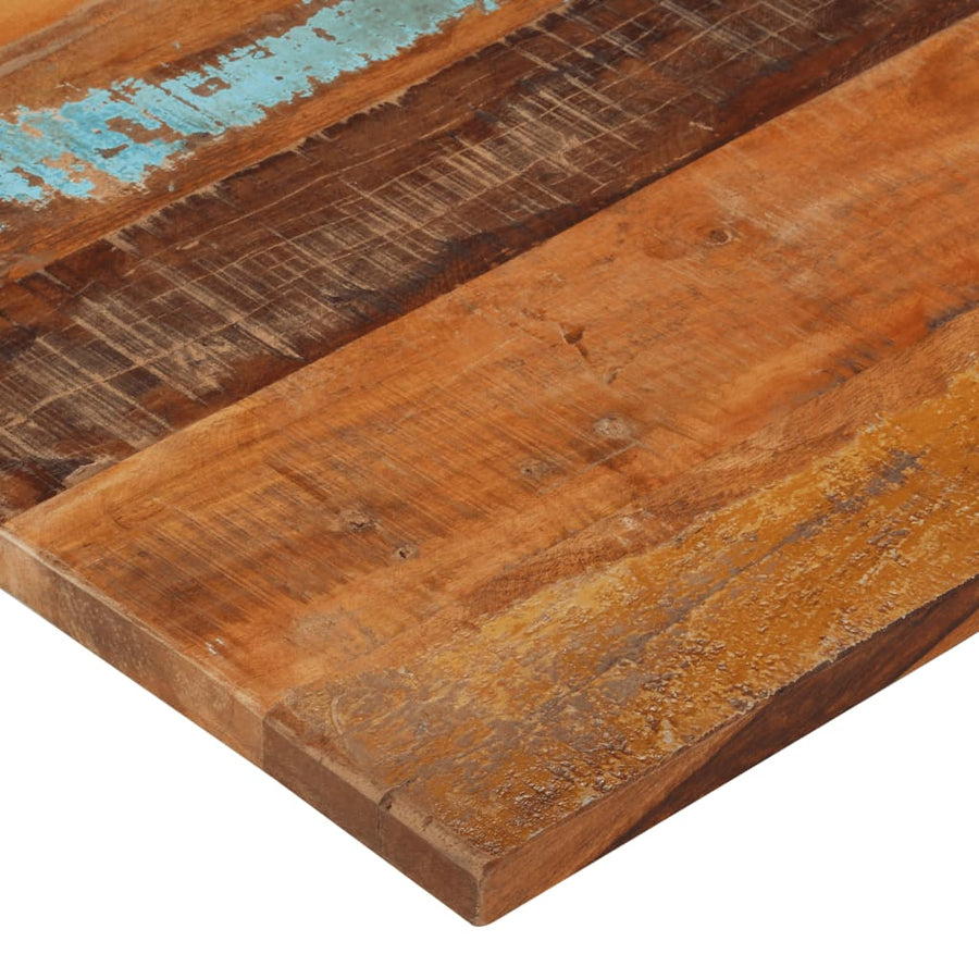 Tafelblad Rechthoekig 25-27 Mm 60X00Cm 60 x 100 cm 25-27 mm massief gerecycled hout