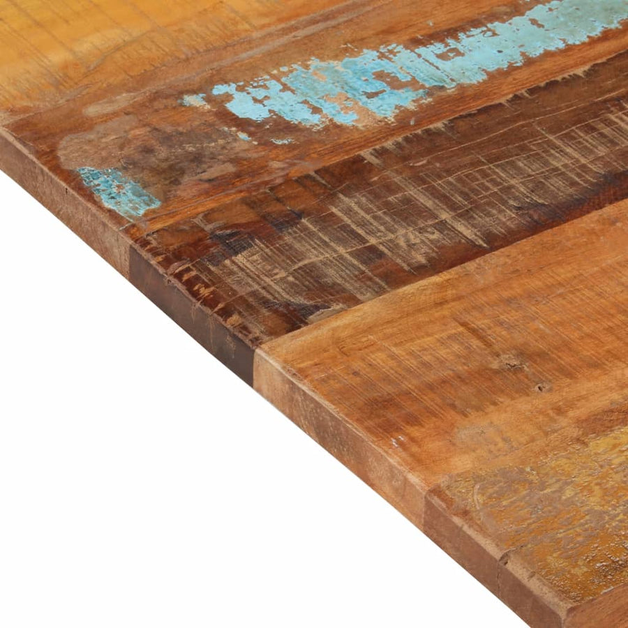 Tafelblad Rechthoekig 25-27 Mm 60X00Cm 60 x 100 cm 25-27 mm massief gerecycled hout