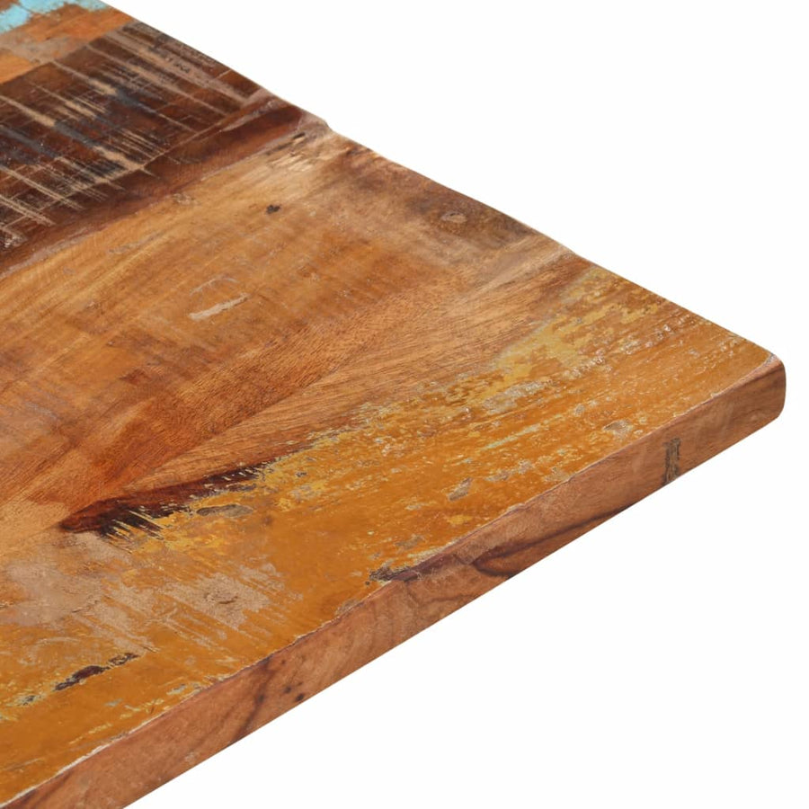 Tafelblad Rechthoekig 25-27 Mm 60X00Cm 60 x 100 cm 25-27 mm massief gerecycled hout