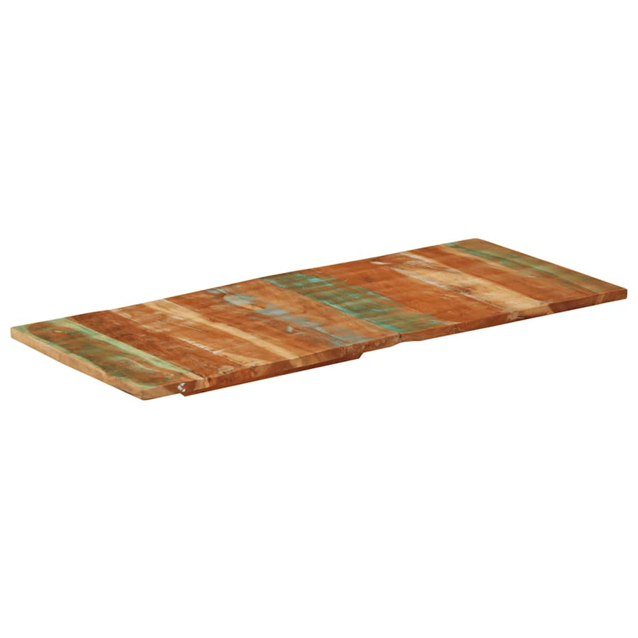 Tafelblad Rechthoekig 25-27 Mm 60X140Cm Massief Gerecycled Hout