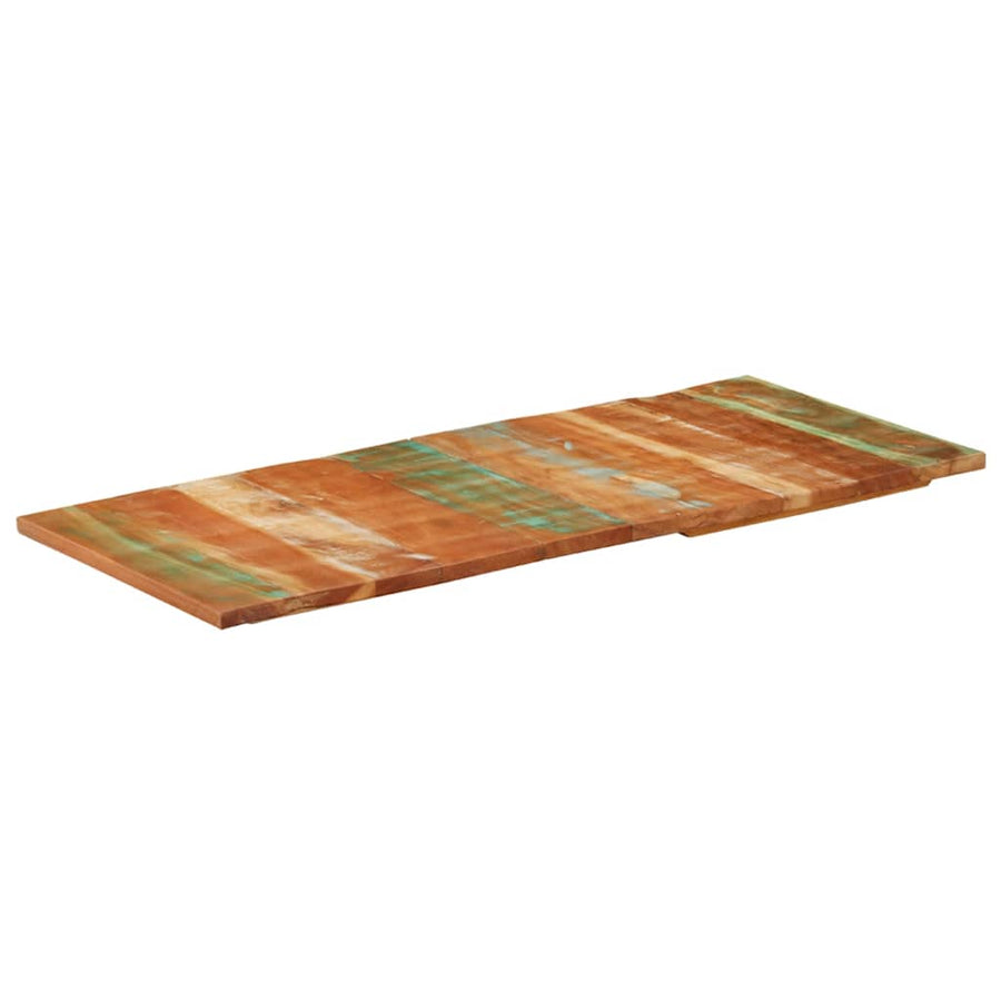 Tafelblad Rechthoekig 25-27 Mm 60X140Cm Massief Gerecycled Hout