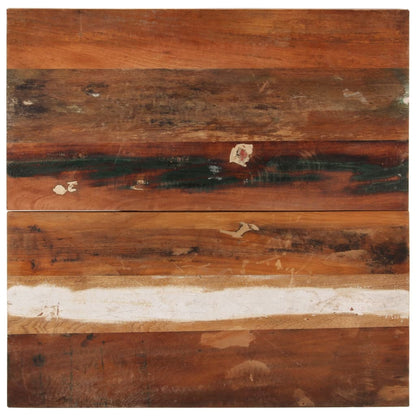 Tafelblad Vierkant 25-27 Mm 70X70 Cm 70 x 70 cm 25-27 mm massief gerecycled hout
