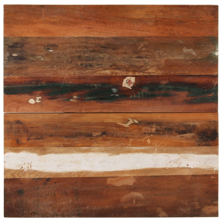 Tafelblad Vierkant 25-27 Mm 70X70 Cm 70 x 70 cm 25-27 mm massief gerecycled hout