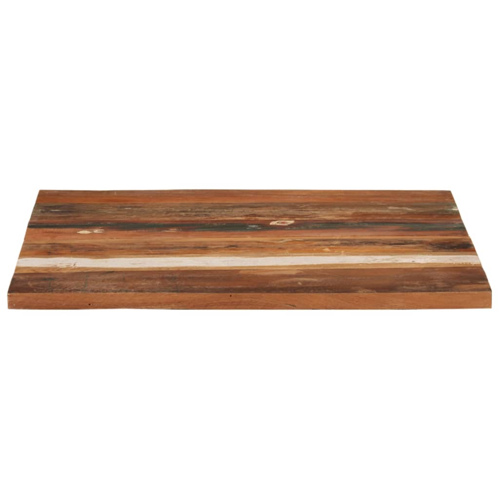 Tafelblad Vierkant 25-27 Mm 70X70 Cm 70 x 70 cm 25-27 mm massief gerecycled hout
