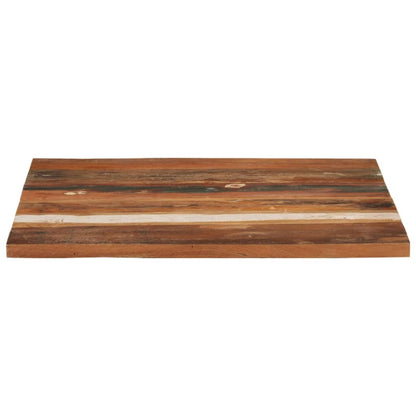 Tafelblad Vierkant 25-27 Mm 70X70 Cm 70 x 70 cm 25-27 mm massief gerecycled hout
