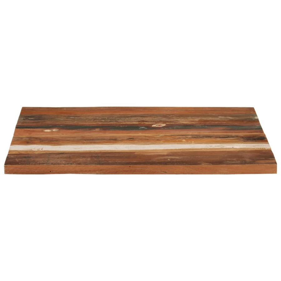 Tafelblad Vierkant 25-27 Mm 70X70 Cm 70 x 70 cm 25-27 mm massief gerecycled hout