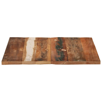 Tafelblad Vierkant 25-27 Mm 70X70 Cm 70 x 70 cm 25-27 mm massief gerecycled hout