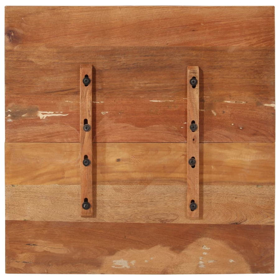 Tafelblad Vierkant 25-27 Mm 70X70 Cm 70 x 70 cm 25-27 mm massief gerecycled hout