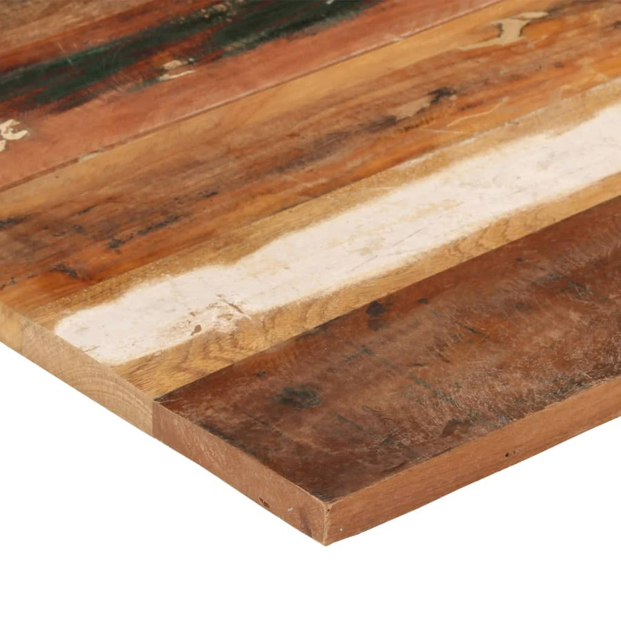 Tafelblad Vierkant 25-27 Mm 70X70 Cm 70 x 70 cm 25-27 mm massief gerecycled hout