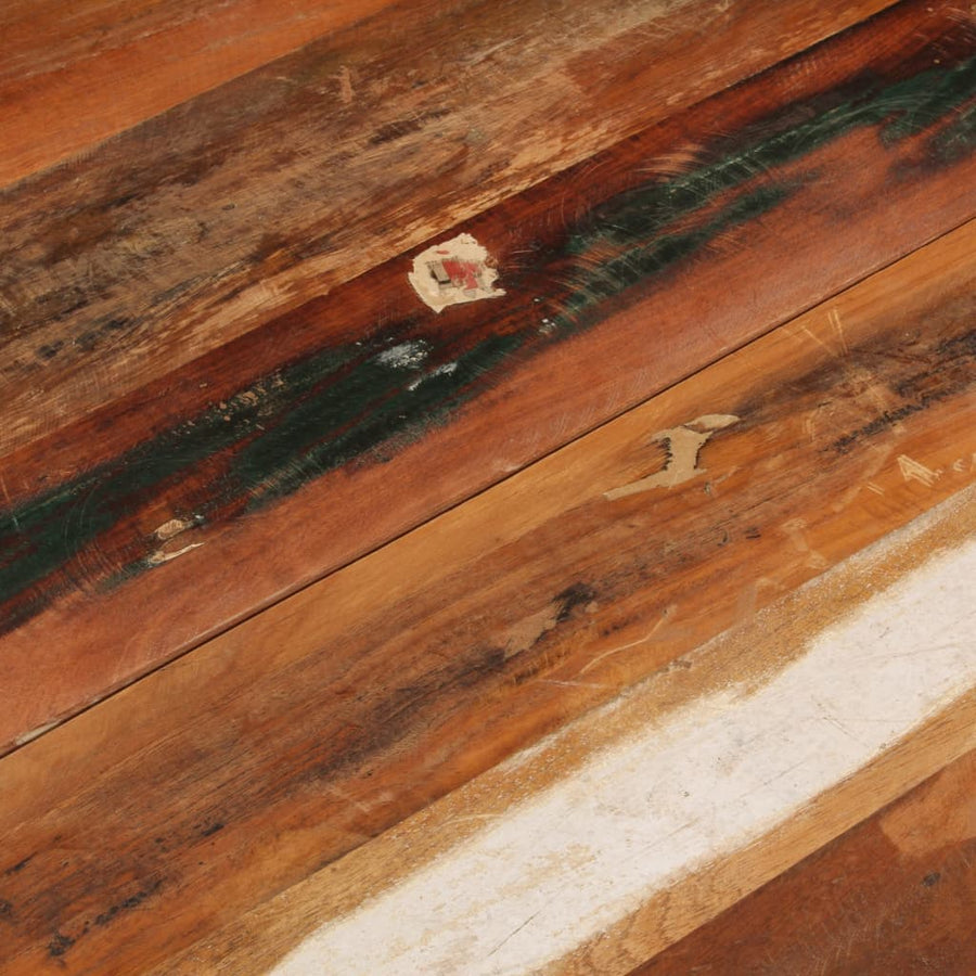 Tafelblad Vierkant 25-27 Mm 70X70 Cm 70 x 70 cm 25-27 mm massief gerecycled hout