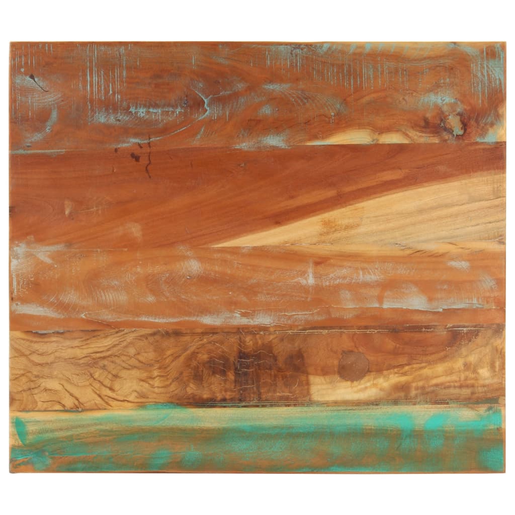 Tafelblad Rechthoekig 25-27 Mm 70X80 Cm 70 x 80 cm 25-27 mm massief gerecycled hout