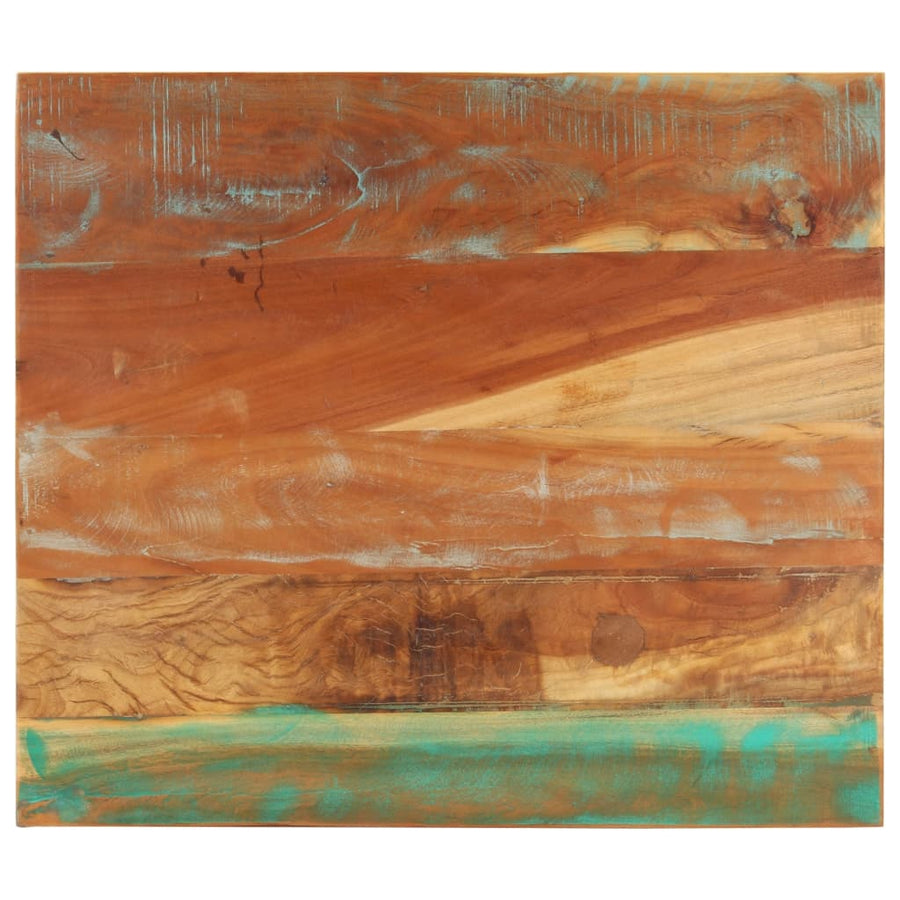 Tafelblad Rechthoekig 25-27 Mm 70X80 Cm 70 x 80 cm 25-27 mm massief gerecycled hout